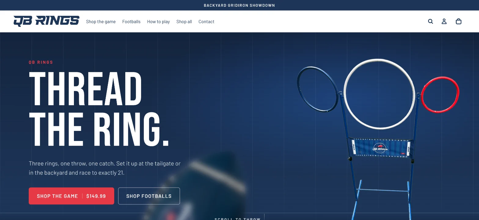 QB Rings homepage