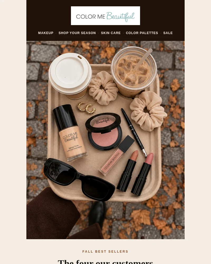 Color Me Beautiful email: Fall best sellers